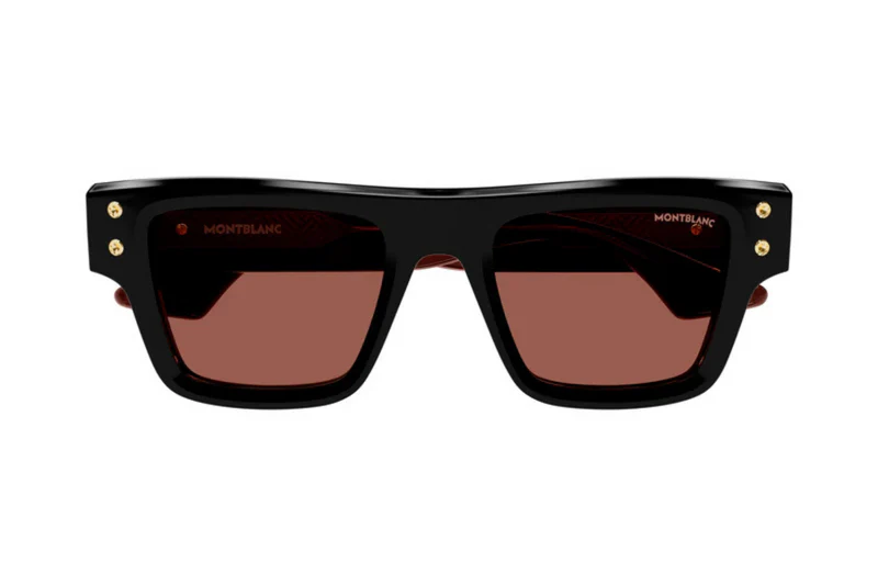 Montblanc Trending Fashion MB0253S 008 52 Sunglass For Men - Image 2