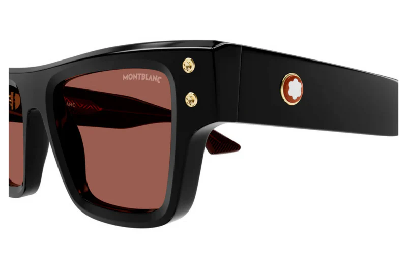 Montblanc Trending Fashion MB0253S 008 52 Sunglass For Men - Image 3